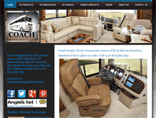 Tablet Screenshot of coachsupplydirect.com